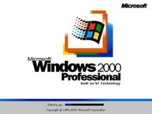 Windows 2000 Professional Bootscreen