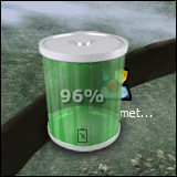 3D Battery Meter Widget