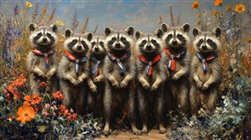 Racoon Poll Workers