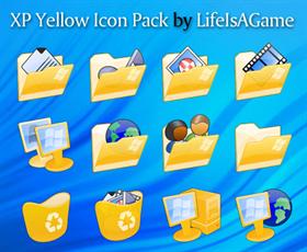 XP Yellow Icon Pack