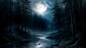 Dark misty forest 09182025