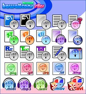 Kawaiicons: files