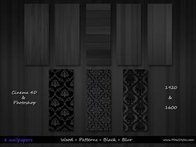 Wood + Pattern + Black + Blur 