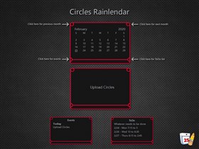 Circles Rainlendar