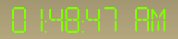 Invisable Digital Clock