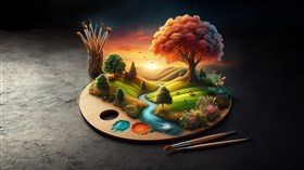 4K Artist's Pallet