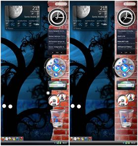 Brick Wall Skin for Sidebar