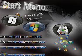 Startmenu (Fiber Composit) 2-icon Wide!