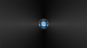 apple blue orb