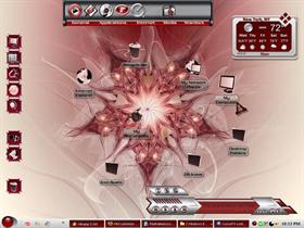 Red Kaleidoscopic Explosion