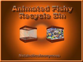 Animated Fishy Recycle Bin