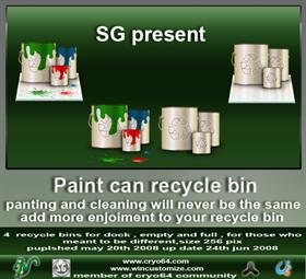 paint can recycle bin