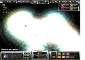 Milkyway galaxy with 2 globular clusters