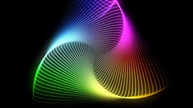 4K Neon Swirl