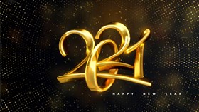 4K Happy New Year 2021