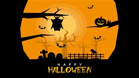 Happy Halloween Scene
