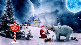 Santa Scenery 