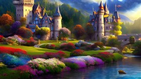 4K Colorful Castle