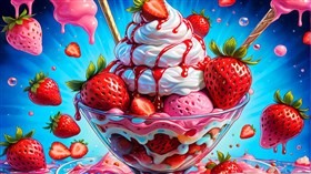 8K Strawberry Sundae