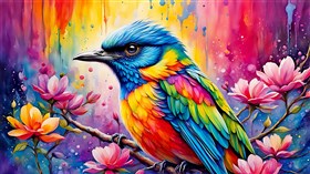 4K Bird of Color