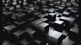 4K Black Cubes