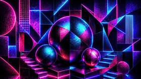 4K Dark Neon 83