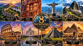 4K 8 Wonders of the World