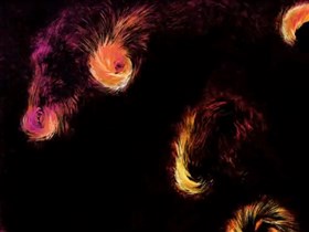 sparkles of fire