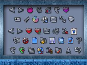 sorta clear toolbar icons