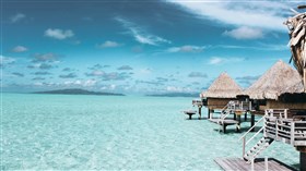 Tropical Cottages in French Polynesia