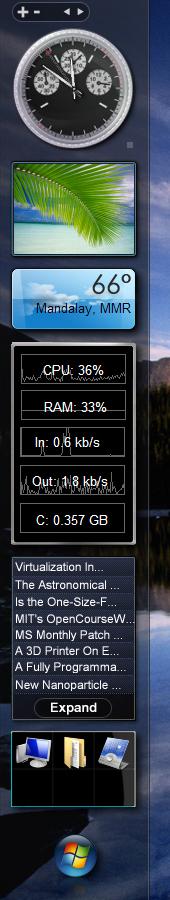 Vista Sidebar