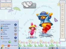 Pooh & Piglet Splashed