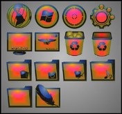GAMMA BURST DOCK ICONS
