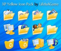 XP Yellow Icon Pack