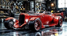 red car