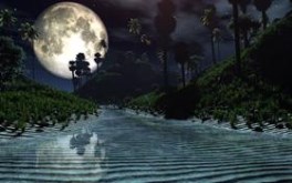 Somewhere in the Carribean - Night Scene