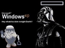 Whatcha you doin tonight Darth