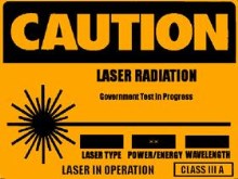Caution - Laser Radiation