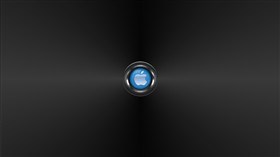 apple blue orb