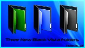 Black Vista Folders