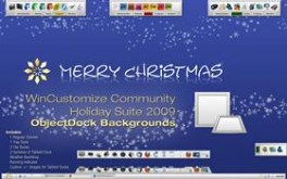 WC Community Holiday Suite '09-Dock Backgrounds