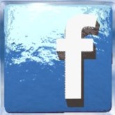 Animated 3D Facebook Icon 