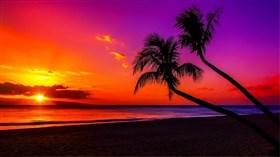 Rainbow Sunset Ocean