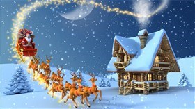 Santa Arrives