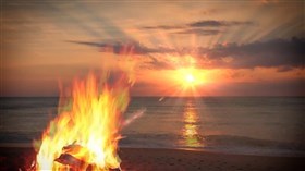 Sunset Campfire