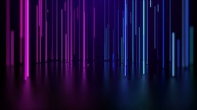 4K Falling Neon
