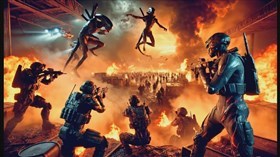 4K Aliens vs Black Ops
