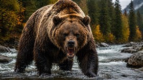4K Grizzly Bear