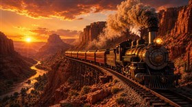 4K Steam Train