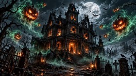 4K Haunted Pumpkins